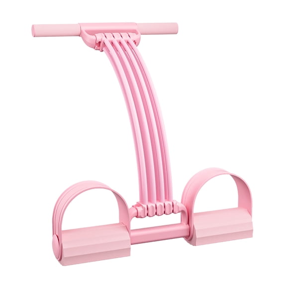 Kyusrd 8-strand Foot Pedal Resistance for Women Adjustable Shoulder and Back Open Elastic Rope Foot Resistance