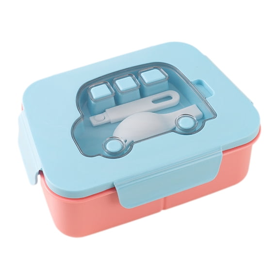 Kyusrd 800Ml 3-Compartment Bento Lunch Box,Leak-Proof Microwaveable For Adults