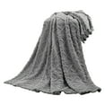 thumbnail image 1 of Kyusrd 80X100cm Super Soft Warm Solid Warm Fleece Blanket Throw Rug Sofa Bedding, 1 of 5