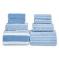 thumbnail image 1 of Kyusrd 8PC Towel Bath Towel Set Velvet Spun Highly Absorbent Soft Bath Towel Suitable For Bathroom Spa Gym, 1 of 5