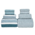 thumbnail image 1 of Kyusrd 8PC Towel Bath Towel Set Velvet Spun Highly Absorbent Soft Bath Towel Suitable For Bathroom Spa Gym, 1 of 4