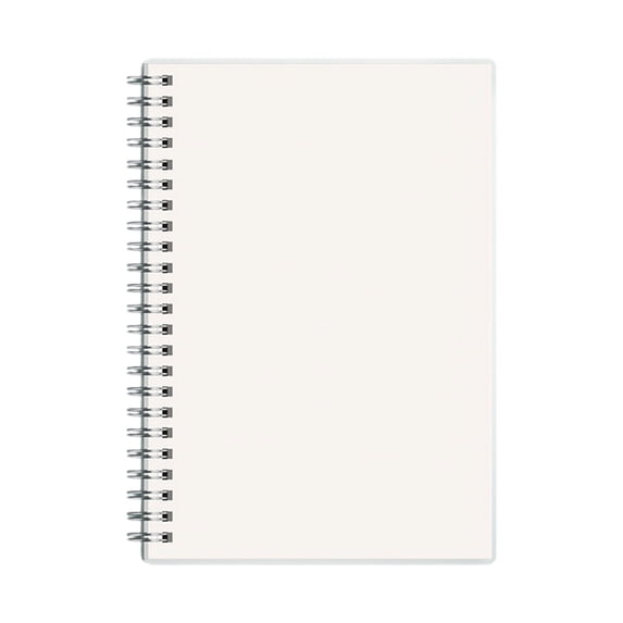 Kyusrd A5 Spiral Notebook 80 Pages,Graph Grid Paper Ruled Blank Journal With Flexible Plastic Cover