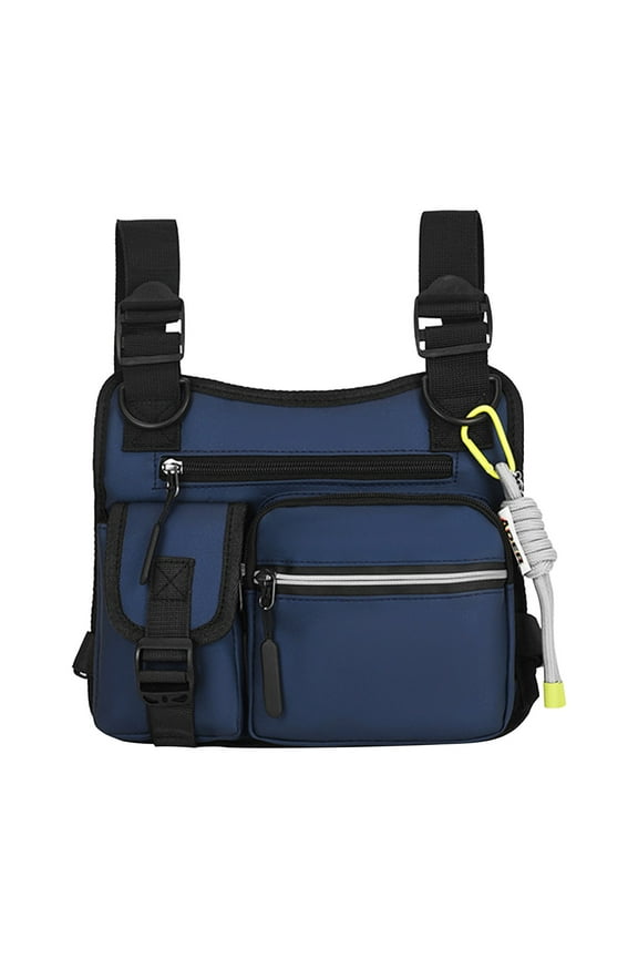 All Home Clearance!Adjustable Multifunctional Chest Bag Reflective Bag Street Outdoor Bag Adjustable Buckle Design Moisture-Proof Outdoor Sports Bag