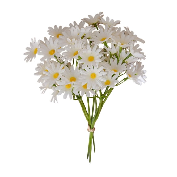 Kyusrd Artificial Fake Flowers and Fake Plants for Decorations,Chrysanthemum Handwritten Notes- Artificial Flowers-False Flowers-Green Plants- Wedding Decoration Handicrafts