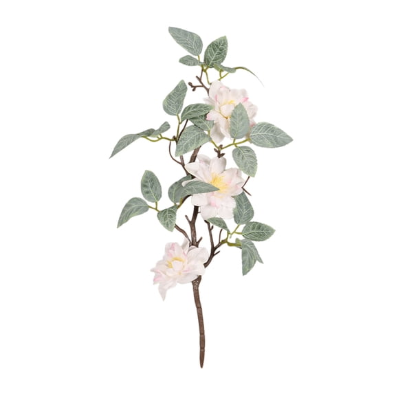 Kyusrd Artificial Fake Flowers and Fake Plants for Decorations,Simulated Peony Flowers Fake Flowers Wedding Silk Flowers Home Decoration Simulated Green Plant Ornaments Photography Cuttings