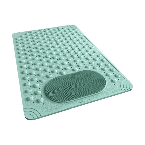 Kyusrd Bathroom Mat Bath Drop Resistance Household Toilet Shower Room Sucker Floor Mat Bathroom Massage Foot Mat