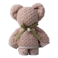 thumbnail image 1 of Kyusrd Bear Towel Gift Set Velvet Small Hand Towels for Bathroom,Cotton Soft Absorbent Decorative Hand Towel for Face Spa Bath Gym Kitchen,Beige,30x40cm, 1 of 6