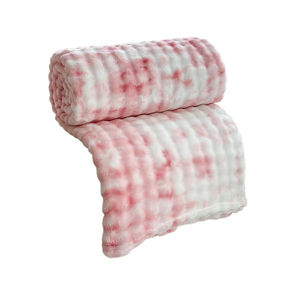 Kyusrd Bedding Items!Dazzling Blanket Border Washable Rabbits Rabbits Velvet Multifunctional High Grammage Milk Flannel Blanket