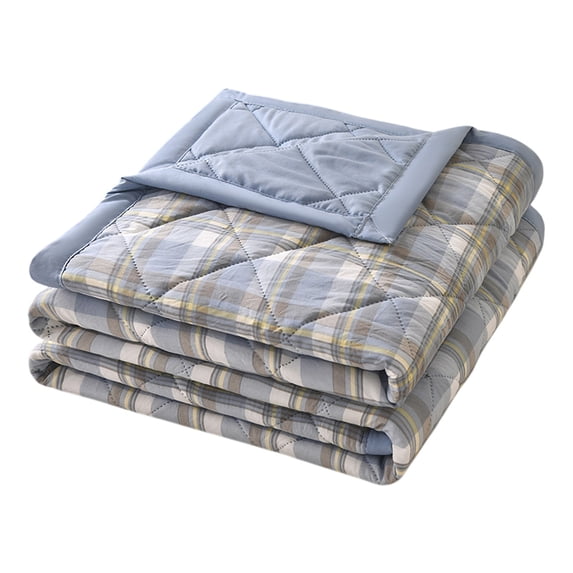 Kyusrd Bedding Items!Washed Summer Quilt Summer Cool Quilt Air Conditioning Quilt Thin Quilt Embossed Gift Live Home Students Dormitory Quilt