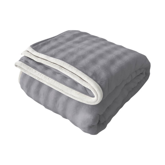 Kyusrd Blanket Flannel Blanket Person Blanket Embroidered Knee Blanket Office Fleece Blanket Small Blanket 150x200cm