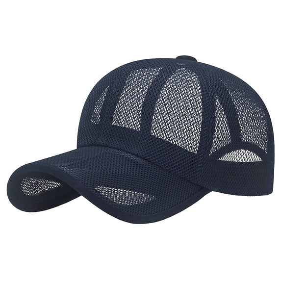 Kyusrd Breathable Mesh Cap for Both Men and Women Baseball Cap Adjustable Cap Circumference Outdoor Sports Sun Hat