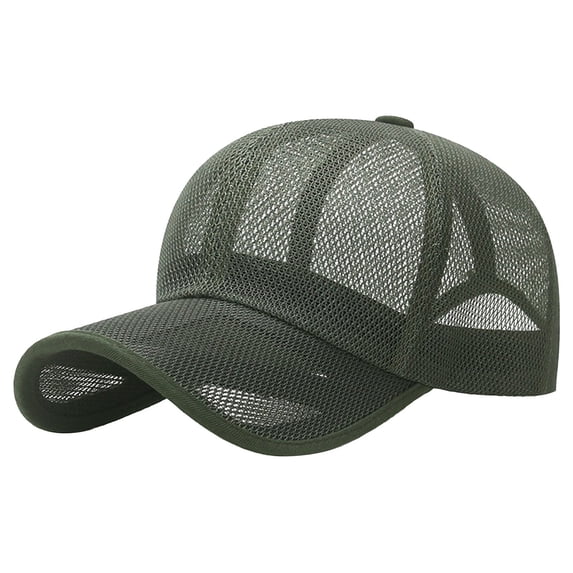 Kyusrd Breathable Mesh Cap for Both Men and Women Baseball Cap Adjustable Cap Circumference Outdoor Sports Sun Hat