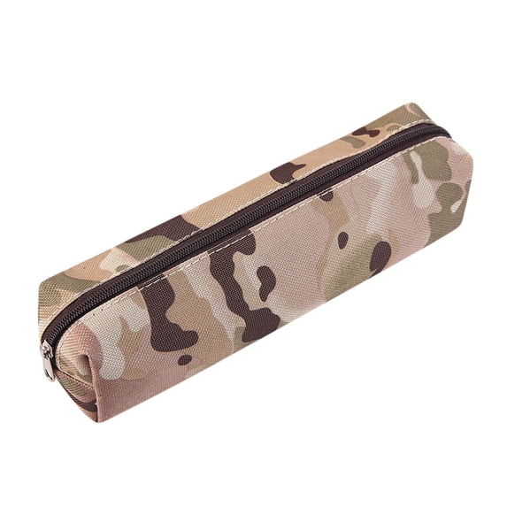 Kyusrd Camouflage Pattern Large Capacity Pencil Pouch,Trendy Zipper Stationery Bag with Durable Fabric,Multi-Purpose Organizer for Travel Desk