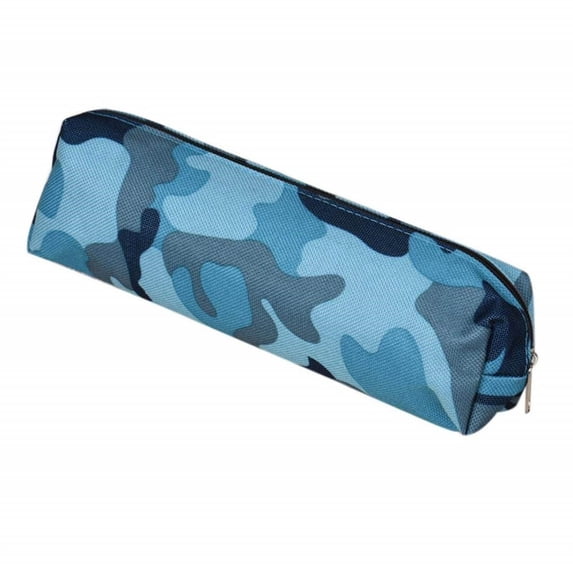 Kyusrd Camouflage Pattern Large Capacity Pencil Pouch,Trendy Zipper Stationery Bag with Durable Fabric,Multi-Purpose Organizer for Travel Desk