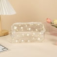 thumbnail image 1 of Kyusrd Clear Cute Style Large Capacity Pencil Case,Transparent Zipper Stationery Pouch with Charming Design,Versatile Organizer for Everyday Use, 1 of 3