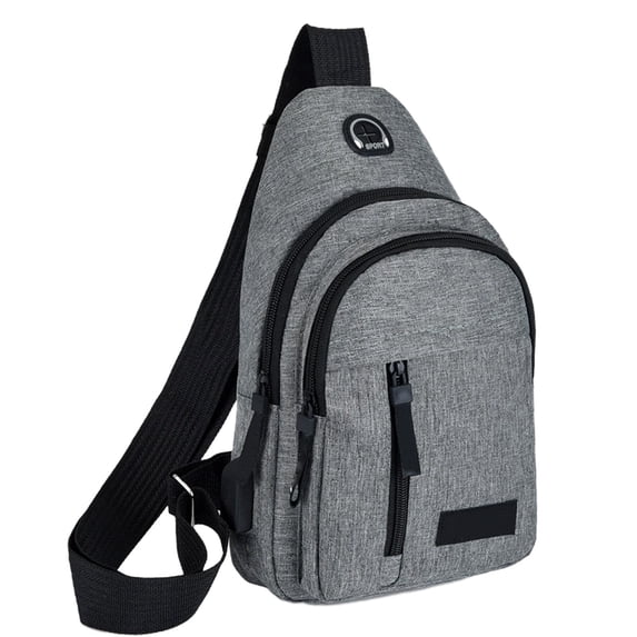 Kyusrd Crossbody Bag for Men Belt Bag With Zipper Pockets Casual Travel Bag Makeup bag With Adjustable Outdoor Sports Bag Shoulder Bag