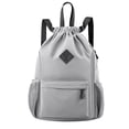 thumbnail image 1 of Kyusrd Drawstring Backpack Large Capacity Backpack Leisure Fitness Outdoor Sports Multi Functional Solid Color Backpack, 1 of 6
