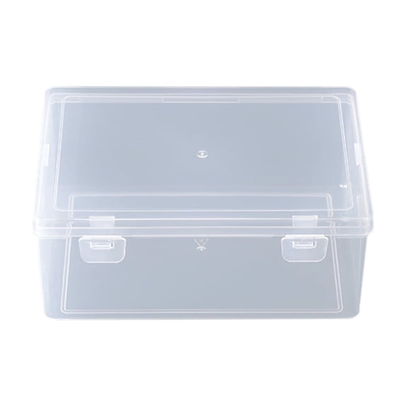 Kyusrd Extra Large Capacity Stackable Translucent Plastic Pencil Box,Office Storage Organizer For Pens Erasers Markers