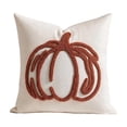 thumbnail image 1 of Kyusrd Fall Decor for Home,Fall Halloween Pumpkin Tufted Throw Pillow Cover Embroidered Decorative Cushion Cover Holiday Couch Sofa Bed Home Decor Pillowcase, 1 of 6