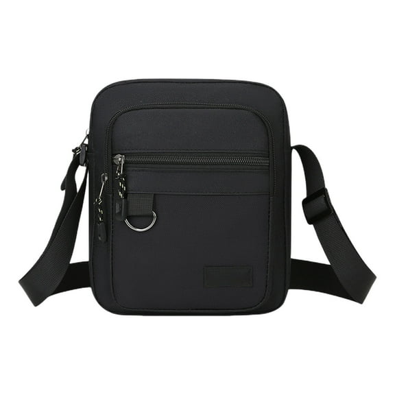 Kyusrd Fashionable Casual Lightweight Men's One-shoulder Square Bag Iron Hanging Ring Sports Cycling One Shoulder Messenger Bag