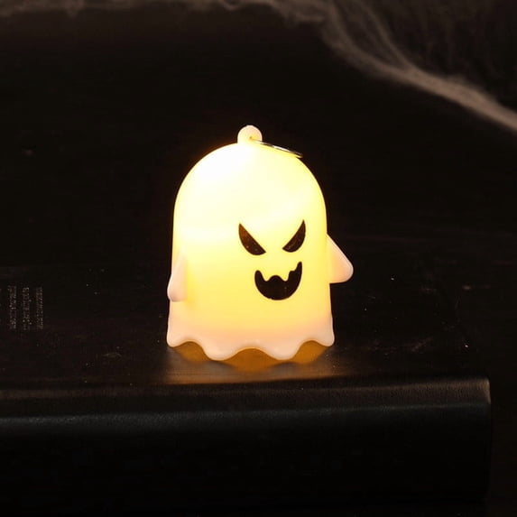 Kyusrd Ghost Lights for Halloween Decor,Funny Ghost Glowing Pendant Festive Scene Decoration Night Light