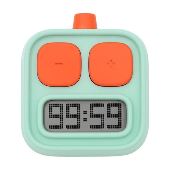Kyusrd Robot Timer Student Kids Countdown Management Positive Countdown Running Sports Timer Kitchen Timer Long Duration