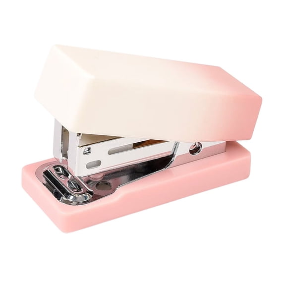 Kyusrd Gradient Mini Desktop Stapler With 400 Staples,Cute Small Stapler Capacity 15 Sheets