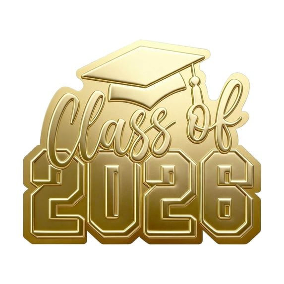 Kyusrd Graduation Decorations 2026 for 2026 Graduation Commemorative Stickers Transparent Gold Foil Waterproof Stickers Envelopes Sealing Gift Labels And Decorations
