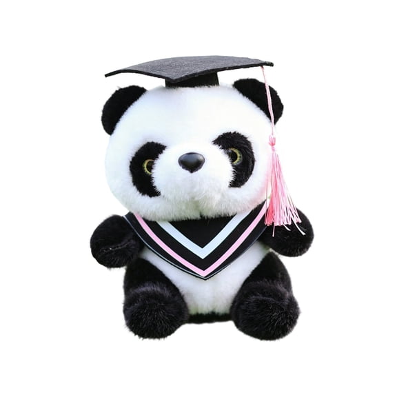 Kyusrd Graduation Decorations 2026 for Graduation Pandas Lint Toy With Graduation Cap Cute Pandas Stuffed Animals Soft Cuddly Gift For Graduates Students Keepsake Souvenir Gift