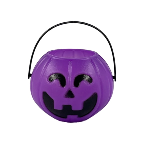 Kyusrd Halloween Pumpkin Bucket 1Pc Small Plastic Pumpkin Bucket For Kids Pumpkin Bucket Pumpkin Pail Halloween Candy Bucket Halloween Pumpkin Basket