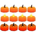 thumbnail image 1 of Kyusrd 12pc Halloween Battery Lantern Outdoor Decoration LED Candle Light, 1 of 9