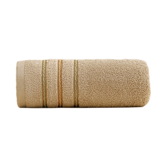 Kyusrd Hand Towels for Bathroom,Cotton Soft Absorbent Decorative Hand Towel for Face Spa Bath Gym Kitchen,Coffee,33x73cm