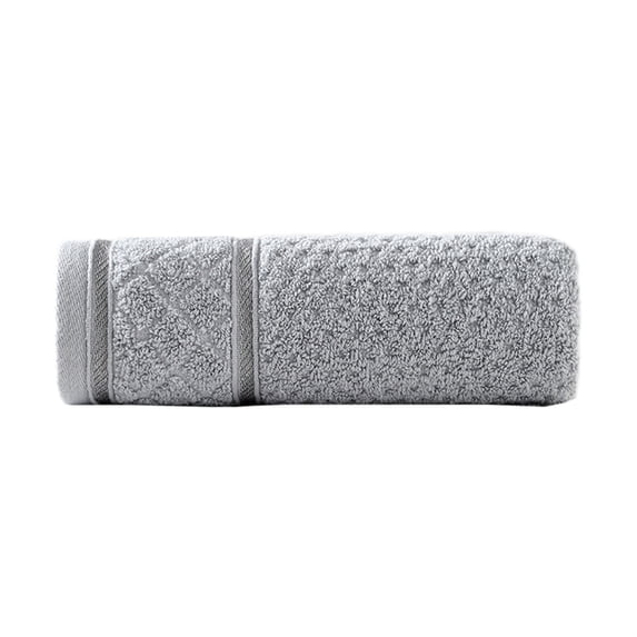 Kyusrd Hand Towels for Bathroom,Cotton Soft Absorbent Decorative Hand Towel for Face Spa Bath Gym Kitchen,Gray,33x73cm