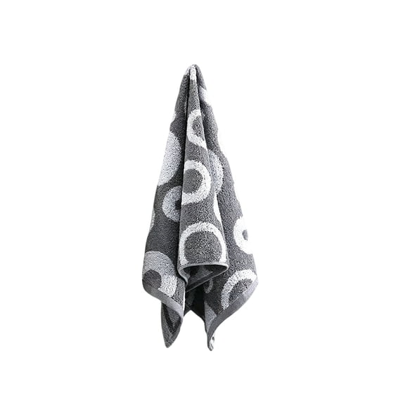 Kyusrd Hand Towels for Bathroom,Cotton Soft Absorbent Decorative Hand Towel for Face Spa Bath Gym Kitchen,Gray,34x72cm