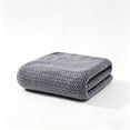 thumbnail image 1 of Kyusrd Hand Towels for Bathroom,Cotton Soft Absorbent Decorative Hand Towel for Face Spa Bath Gym Kitchen,Gray,34x74cm, 1 of 7