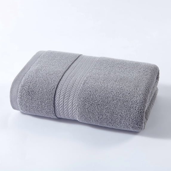 Kyusrd Hand Towels for Bathroom,Cotton Soft Absorbent Decorative Hand Towel for Face Spa Bath Gym Kitchen,Gray,50x100cm
