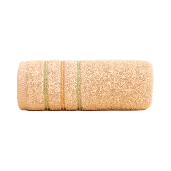 Kyusrd Hand Towels for Bathroom,Cotton Soft Absorbent Decorative Hand Towel for Face Spa Bath Gym Kitchen,Orange,33x73cm