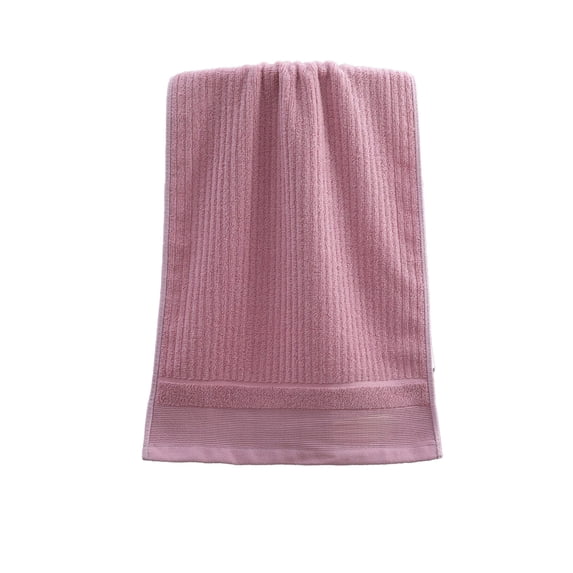 Kyusrd Hand Towels for Bathroom,Cotton Soft Absorbent Decorative Hand Towel for Face Spa Bath Gym Kitchen,Pink,35x75cm