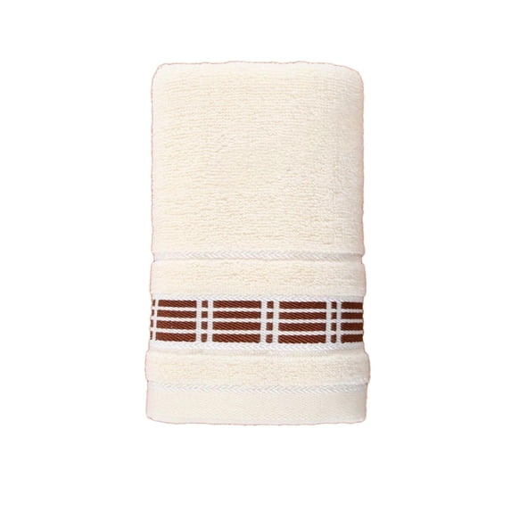 Kyusrd Hand Towels for Bathroom,Cotton Soft Absorbent Decorative Hand Towel for Face Spa Bath Gym Kitchen,White,34x74cm