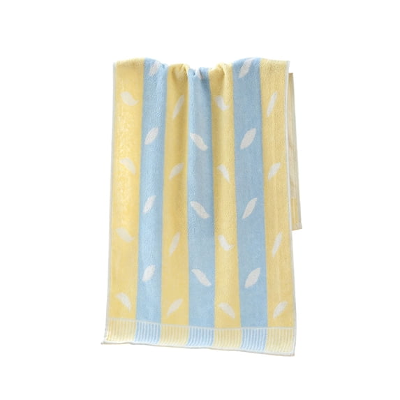 Kyusrd Hand Towels for Bathroom,Cotton Soft Absorbent Decorative Hand Towel for Face Spa Bath Gym Kitchen,Yellow,33x72cm