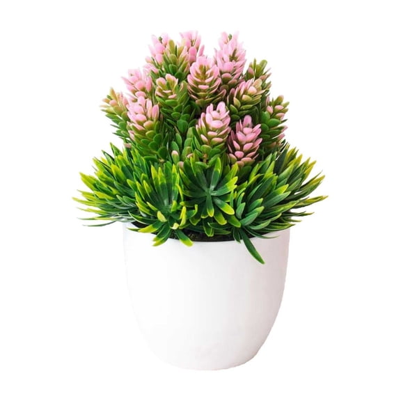 Kyusrd Simulation Potted Plastic Artificial Flowers Simulation Flower Bonsai Living Room Dining Table Flower Tv Cabinet Coffee Table Decoration Ornaments