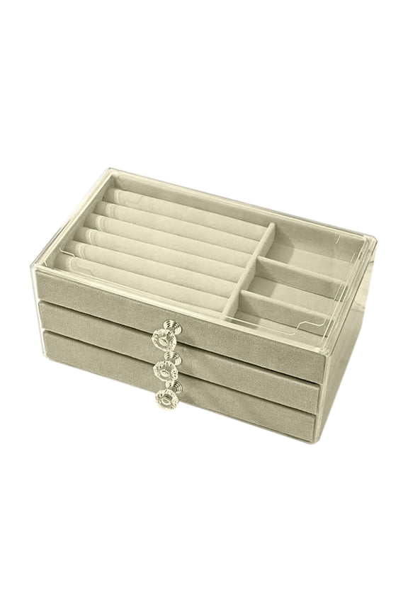 Jewellery Storage Box Oxidation Earrings Earrings Necklace Velvet Acrylic High-grade Exquisite Jewelry Box