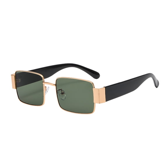 Kyusrd Metal Sunglasses Wide Leg Trendy Party Sunglasses Outdoor Visor