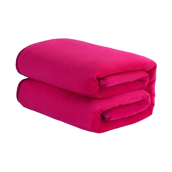 Kyusrd Non-Functional Blankets for Home,Solid Color Falae Velvet In Europe and The United States Super-soft Thickened Uncomplicated Paragraph Blanket Cover Blanket Gift Blanket Cover Blanket