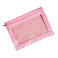 thumbnail image 1 of Kyusrd Pencil Pouch for 3 Ring Binder,Oxford Cloth Pencil Case with Zipper,Transparent Document Storage Bag,Large Capacity Detachable Folder, 1 of 6