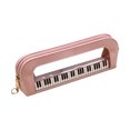 thumbnail image 1 of Kyusrd Piano Key Design Transparent PVC Pencil Case,Large Capacity Zipper Cosmetic Brush Pen Organizer with Creative Style, 1 of 6