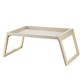 Kyusrd Plastic Foldable Bed Table,Portable Computer Desk Storage Table