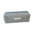 thumbnail image 1 of Kyusrd Retro Corduroy Solid Color Pencil Pouch,Large Capacity Zipper Stationery Bag with Premium Texture,Portable Cosmetic Pen Organizer, 1 of 6