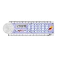 thumbnail image 1 of Kyusrd Ruler Calculator 2 In 1 Portable MultiFunctional 8Digit Calculator With Straight Ruler for School Office HomeStudent Daily Use, 1 of 5