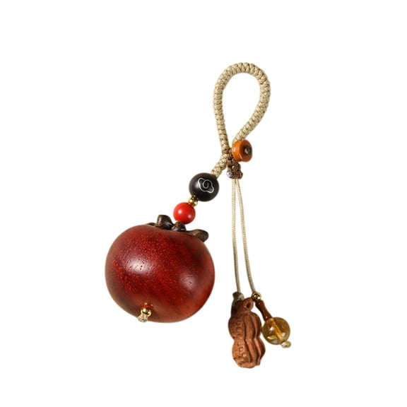 Kyusrd Sandalwood Persimmon Pendant Phone Chain Package Chain Car Pendant